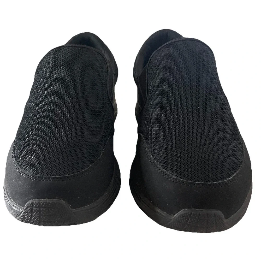 Skechers Equalizer 4.0 Men 10 Extra Wide 4E Black Slip On Shoes 232017WW Comfort